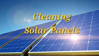 Cleaning Solar Panels