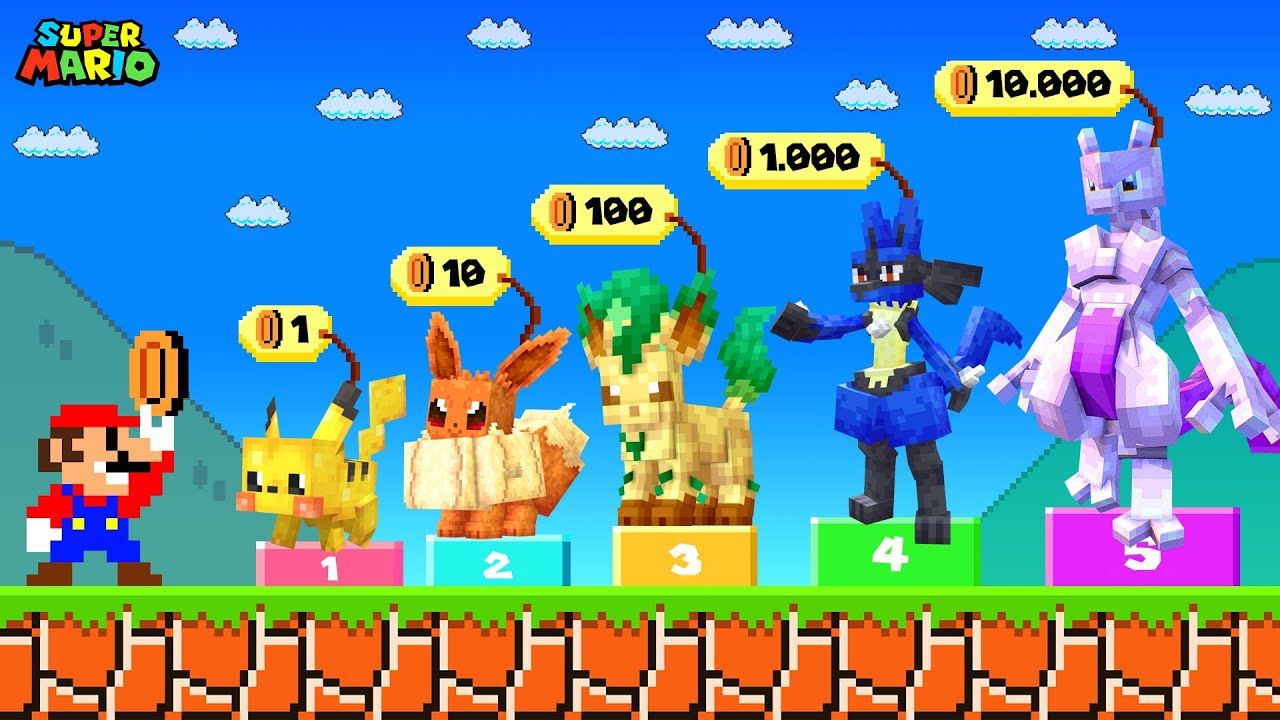 スーパーマリオパーティ Minecraft ポケモン Let's Go! Super heated] Minecraft's Mario Party is too fun! lol. Who came in