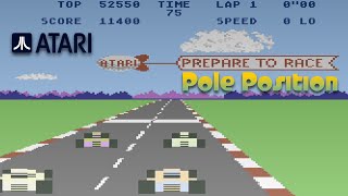 Pole Position 🕹 ATARI 400/800 Gameplay Retro HD