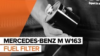 Kütusefilter MERCEDES-BENZ M-CLASS (W163) paigaldamine: tasuta video