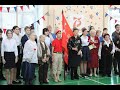 Пятая школа принимает Знамя Победы 17.01.2020 года