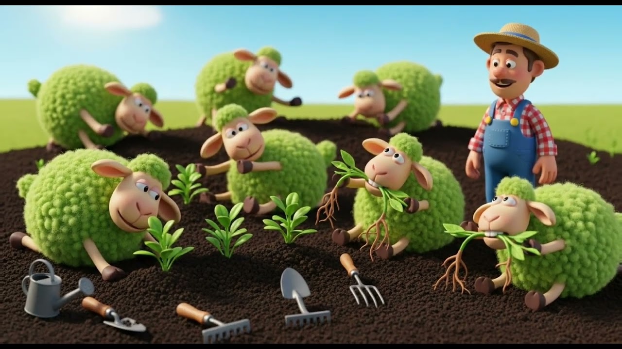 Baa Baa Green Sheep Garden Farm Adventure Ep11