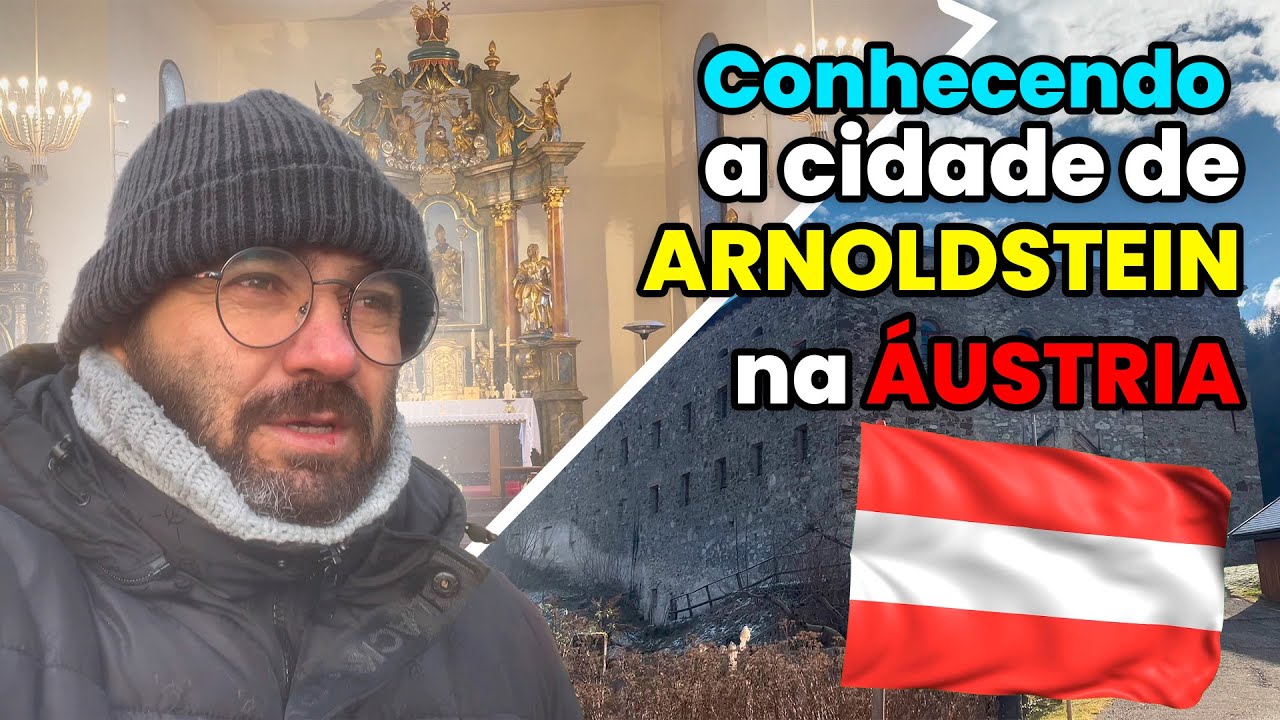 FUI CONHECER  A CIDADE ARNOLDSTEIN na ÁUSTRIA!! *Fui na missa também!!*