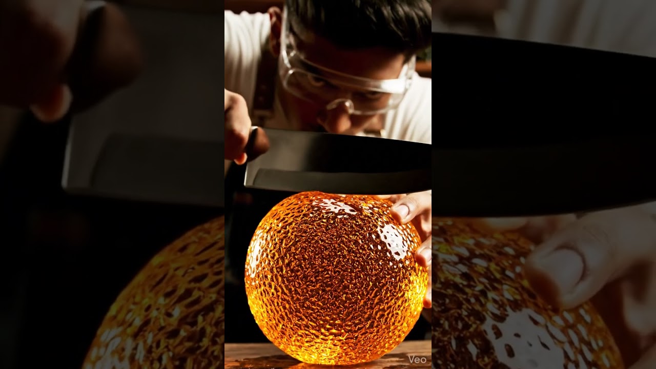 CUTTING GLASS ORANGE