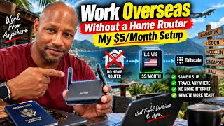 How to Work Abroad With a U.S. IP — Tailscale + Travel Router