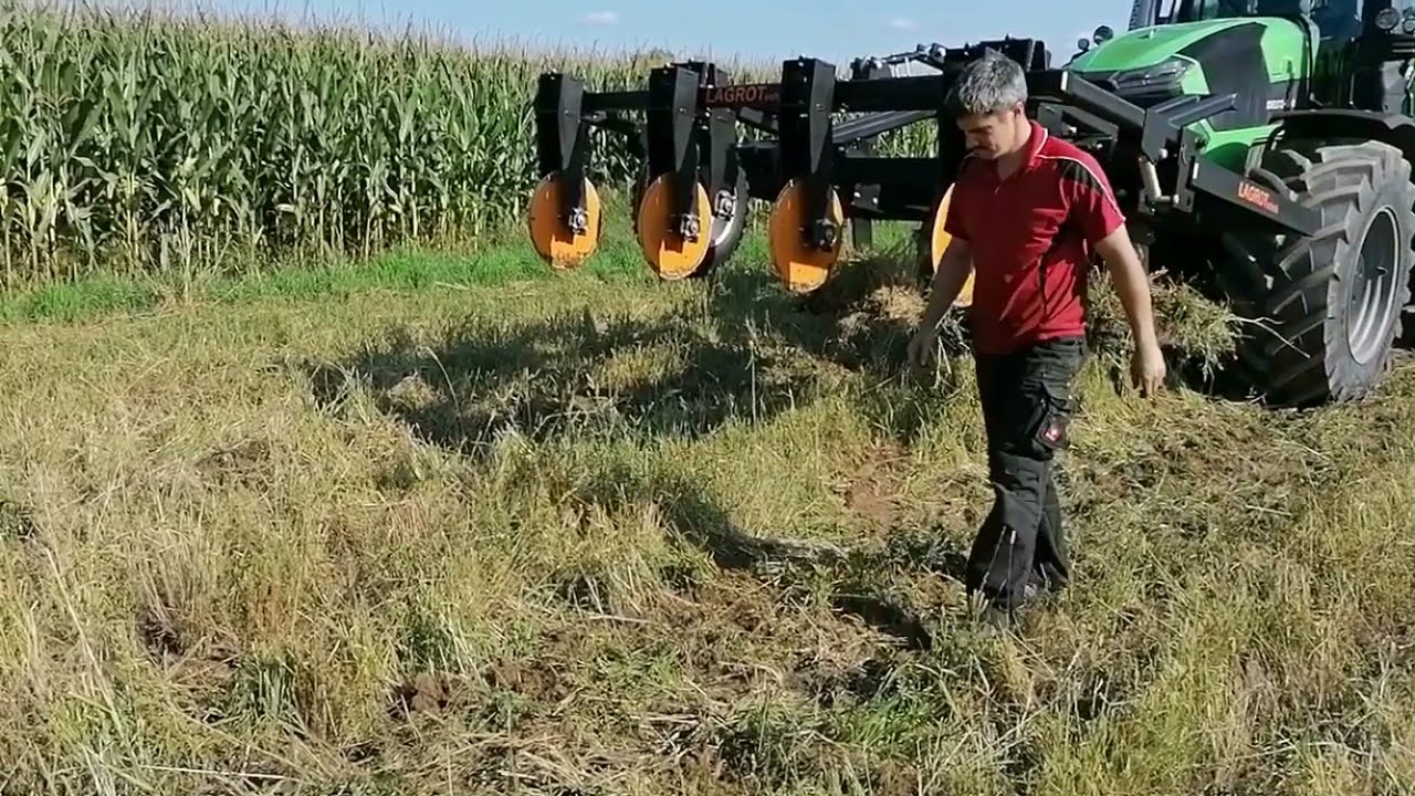 Front schaaf voorbewerking rond 3 cm diep Agri Bio Eco