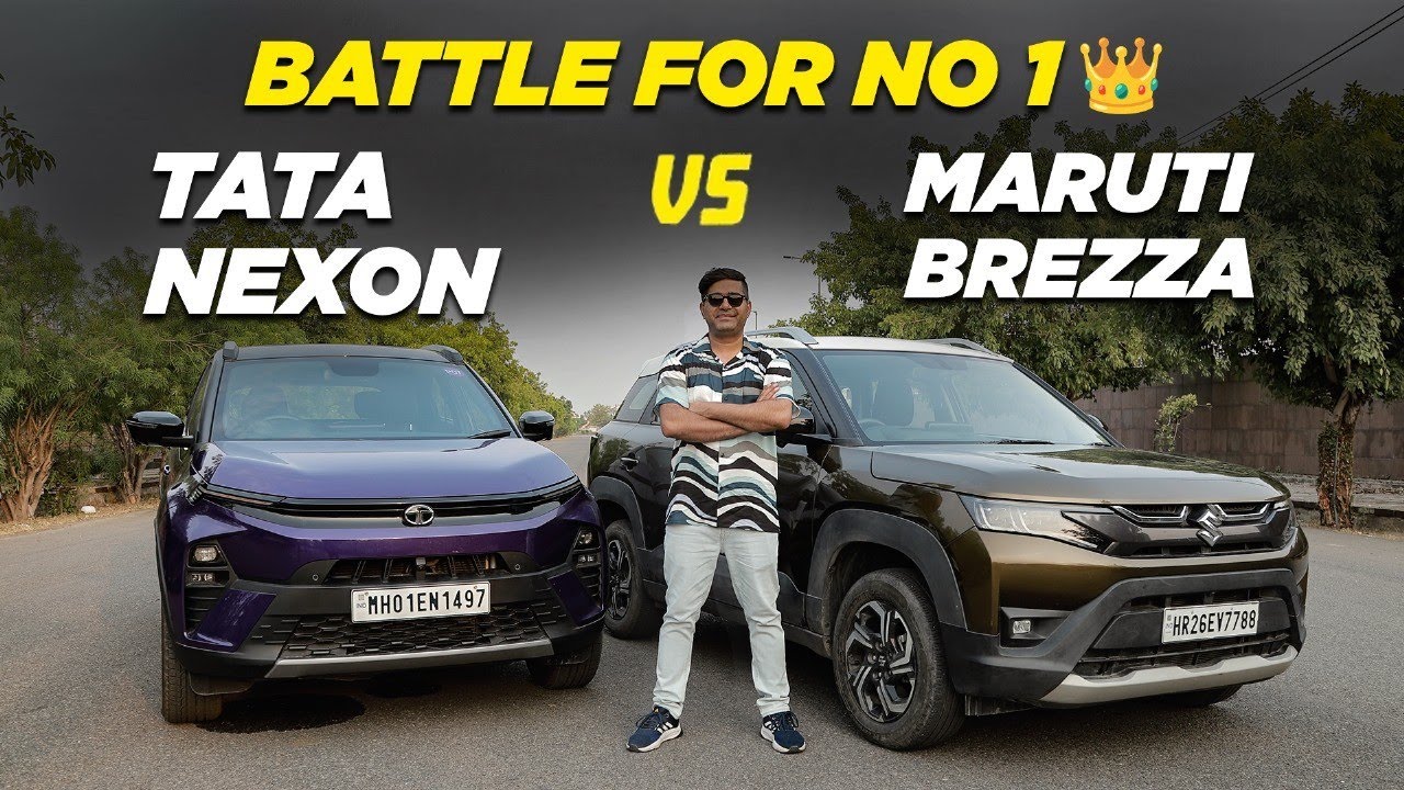 Tata Nexon vs Maruti Suzuki Brezza comparison Which one is best compact SUV? | Times Drive English