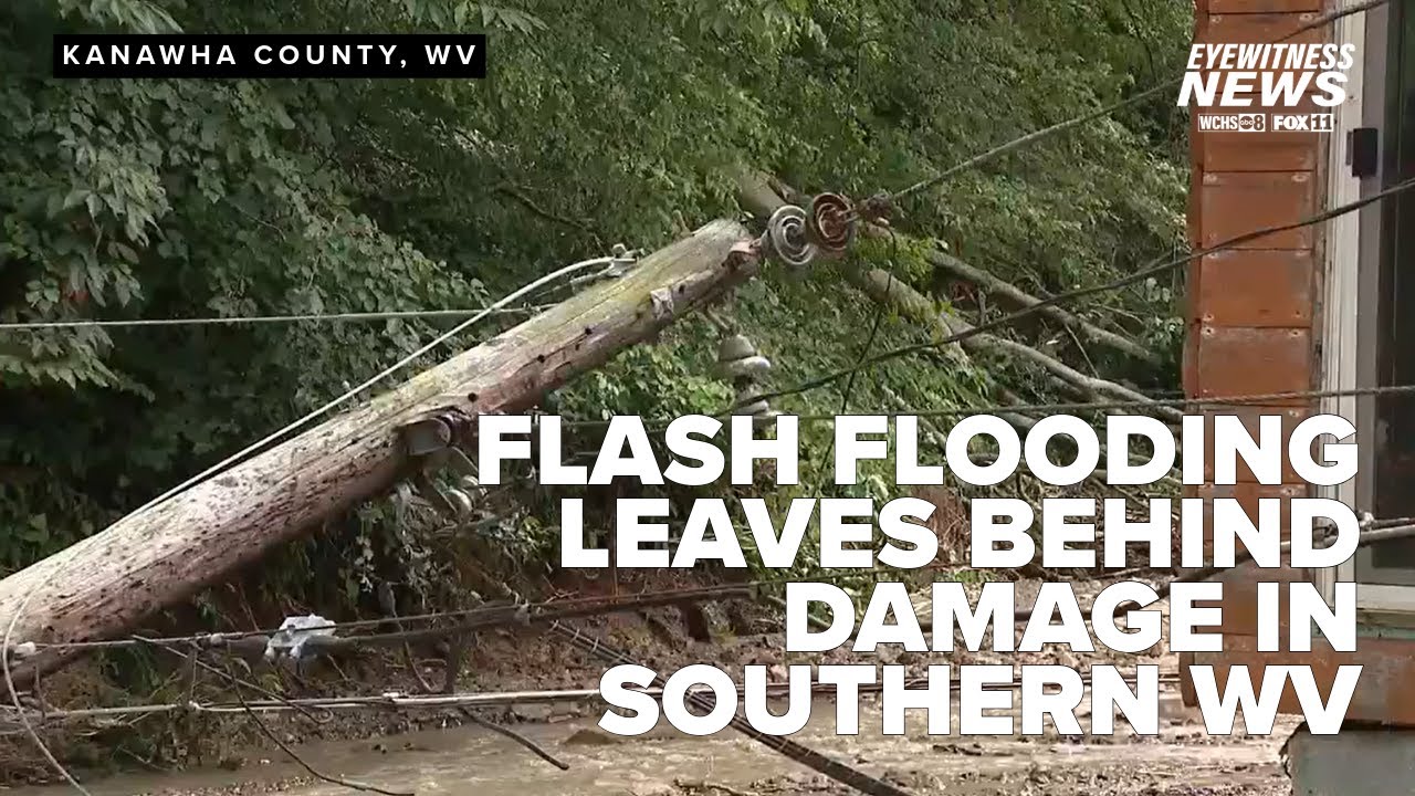 Flash flooding leaves behind damage in southern West Virginia - YouTube