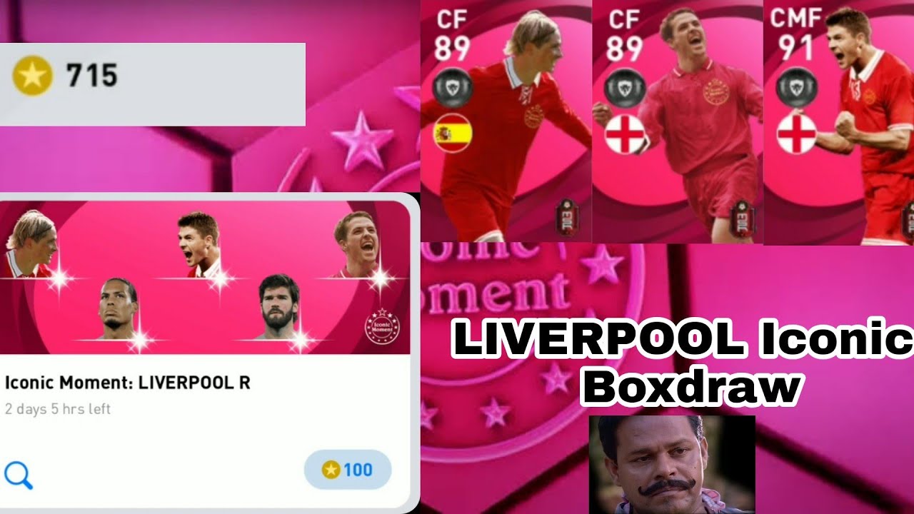 Pes 2021 Liverpool Iconic Moment BoxDraw | Pes Mobile