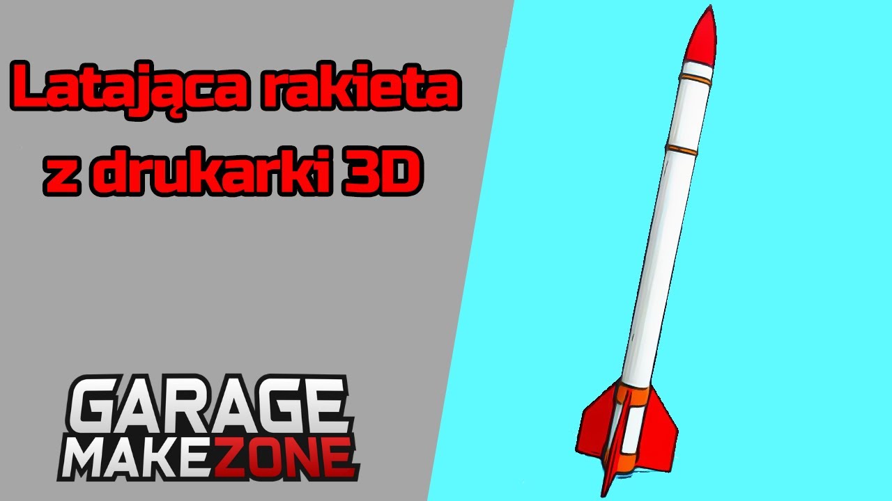 warsztat samochodowy 070 - Latająca rakieta z drukarki 3D #4