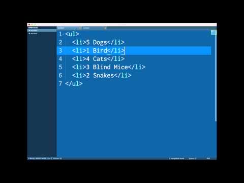 Sublime Text Line Bubbling