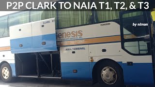 P2P CLARK to NAIA Terminal 3 : GENESIS BUS SERVICE | Travel Guide screenshot 4