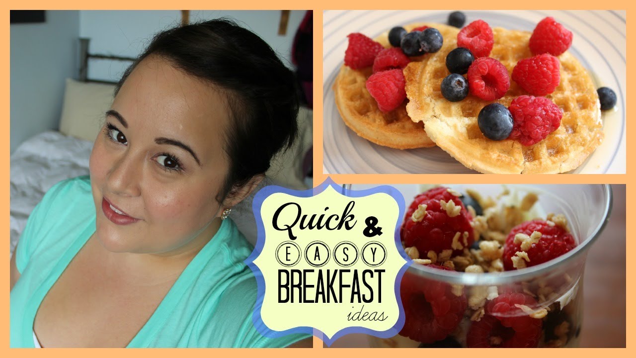 5 MINUTE BREAKFAST IDEAS | Quick and Easy Meals | Collab with Surelyobsessed  ♡