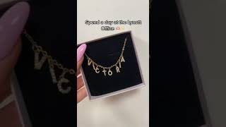 HOW TO MAKE A NAME NECKLACE | DAY IN THE LIFE