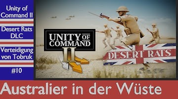 Unity of Command II: Desert Rats, Verteidigung von Tobruk, deutsch, let