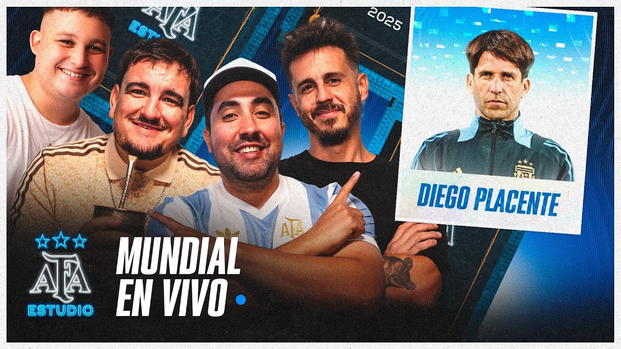DIEGO PLACENTE en AFA ESTUDIO MUNDIAL con Seba Varela, Sebas, Ficha y El Gordis | EN VIVO