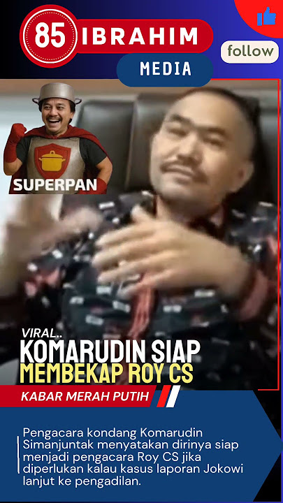 Komarudin Simanjuntak siap jadi pengacara Roy Suryo CS. #beritaterkini #poldametrojaya #ugm #jokowi