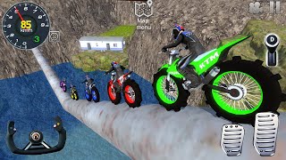 Impossible Motocross Dirt Bike Stunt Racer - Off-Road Racing Simulator 3D - Android GamePlay #4 screenshot 4