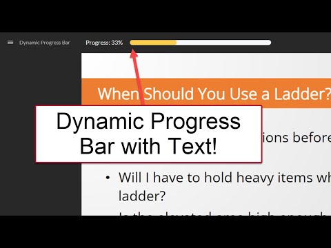 Update:Dynamic Progress Bar with Text!