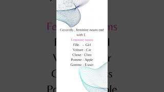 Determining Gender In French - Part 1