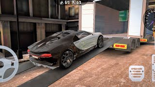 Buggati park in trailer - Real car parking: parking master|Car shipment driving simulator games 2020 screenshot 4