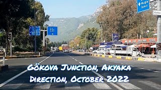 Gökova Junction, Akyaka Direction, Muğla October 2022