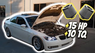 BMW N54 335I BURGER TUNING DCI INTAKE INSTALL! (ADD EASY HP & TQ!)