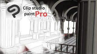 How to convert 3d assets into line art in the Clip Studio Paint Pro!
