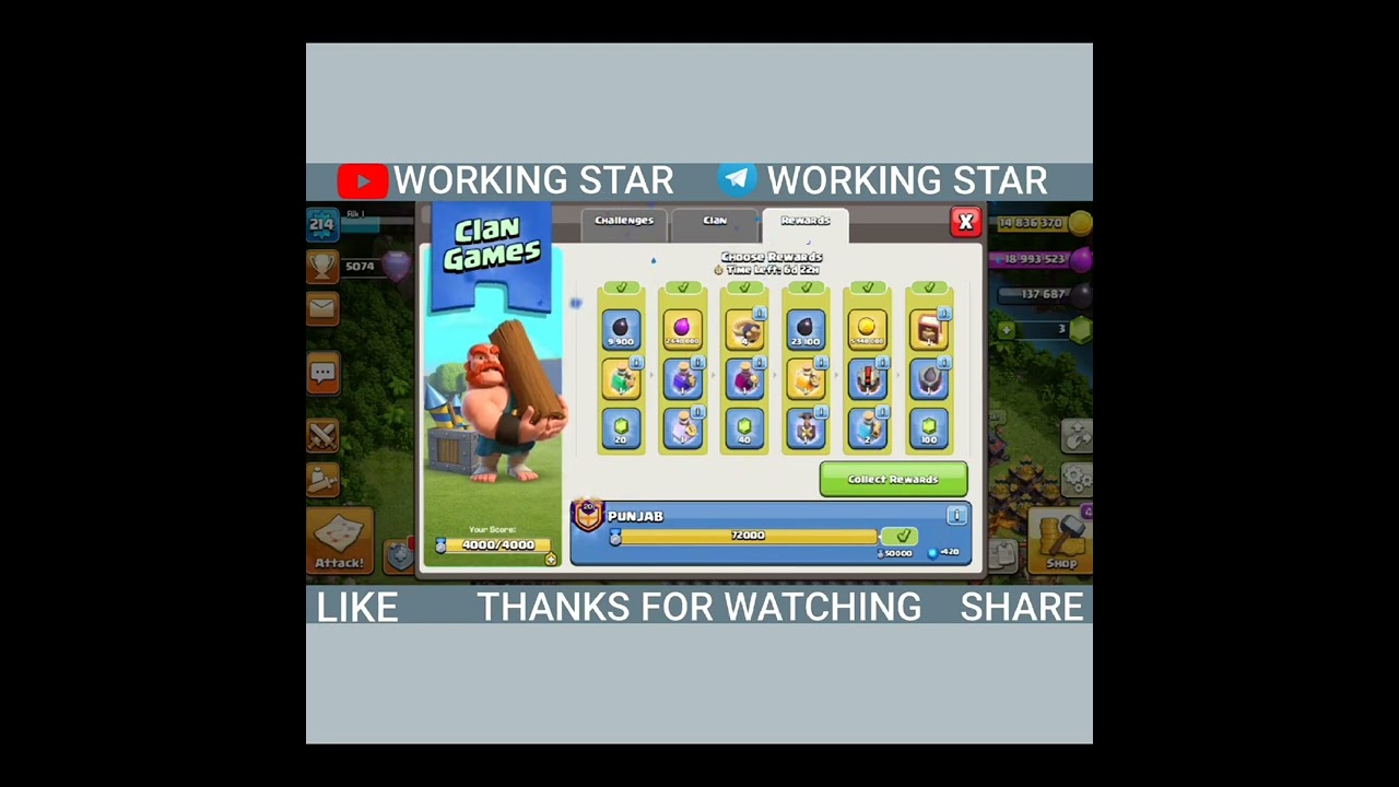 clan games rewards collection february 2022 