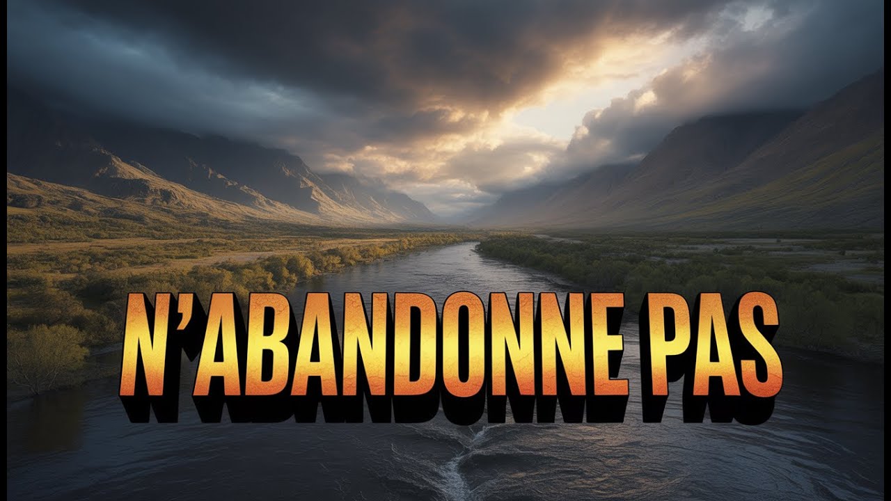 N’abandonne pas — Dieu est avec toi dans le combat (Psaume 23)  .  