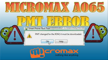 MICROMAX A065 PMT ERROR | HOW TO FIX PROBLEM SOLUTION_ 2017