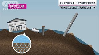 “震源の町”倒壊住宅も手つかずのまま 液状化で住宅地一変「側方流動」で被害拡大【サンデーステーション】(2024年1月15日)