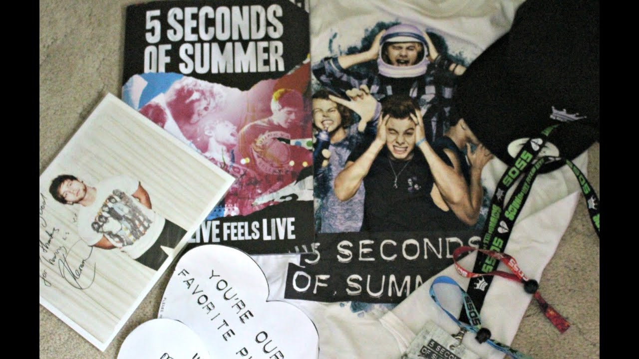 5SOS SLFL MERCH HAUL | Olivia Rena