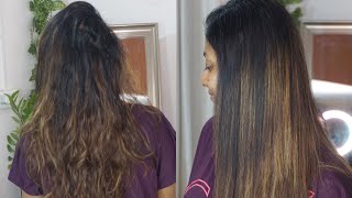 My Hair Care Routine On Frizzy Color Treated Hair