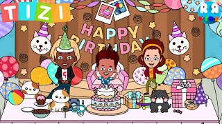 My Cat Town - Tizi Pet Games - New Location Unlocked Birthday Party screenshot 5