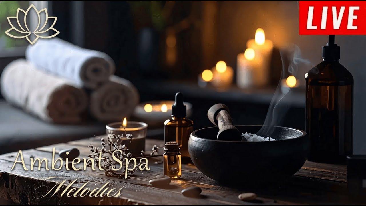 🔴 LIVE: Relaxing Spa Music 🕯️ Healing Ambience for Massage, Yoga & Sleep
