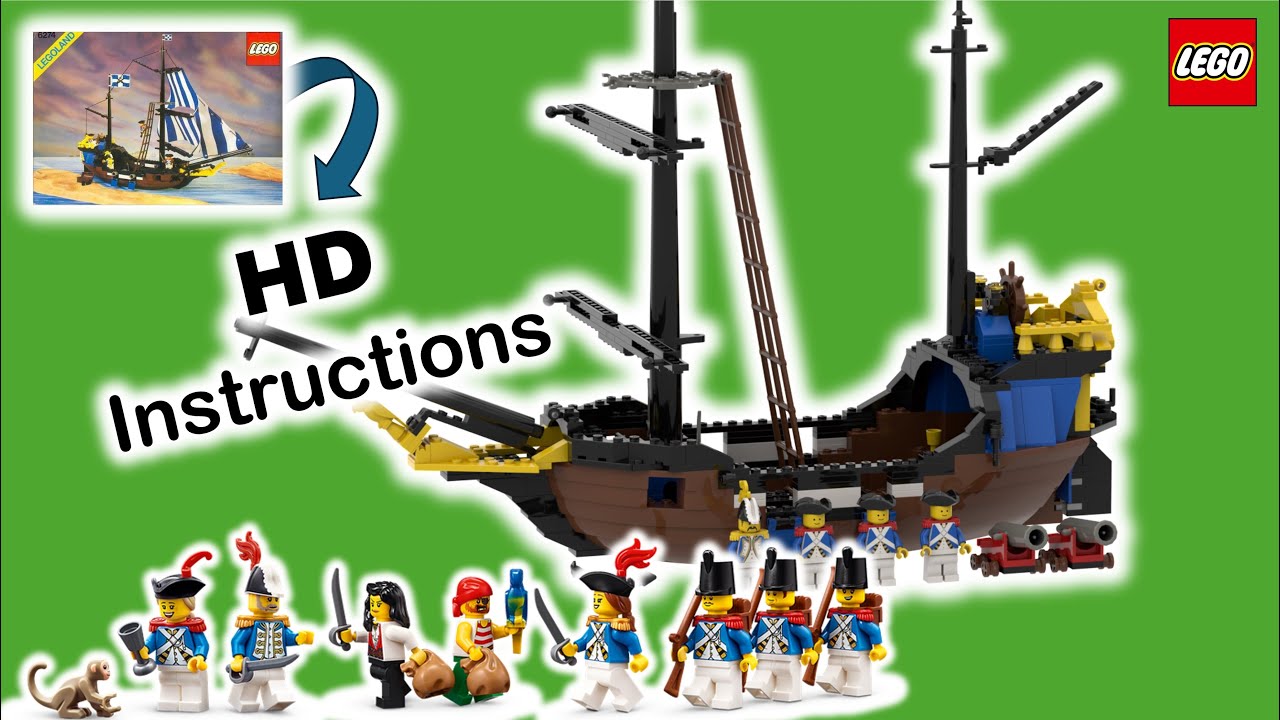 LEGO MOC 6274 Carribean Clipper remake by Tavernellos