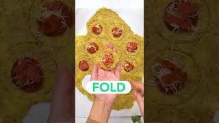 Keto Cheese and Spicy Chorizo Stuffed Pizza Bites Recipe #shorts
