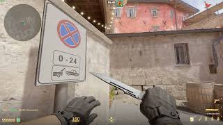 CS2 inferno banana halfwall flash (god flash)