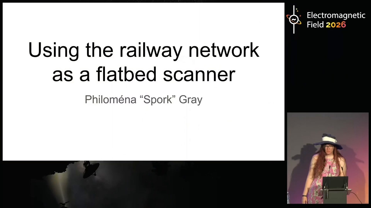 Thumbnail for Using the railway network as a flatbed scanner - EMF 2026