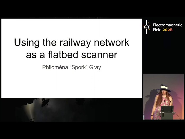 Thumbnail for Using the railway network as a flatbed scanner - EMF 2026