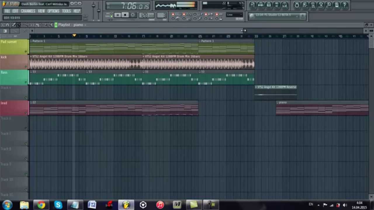 How To create lead party on track Dash Berlin & Cerf Mitiska - On The Run  (TIM.VEL remake)