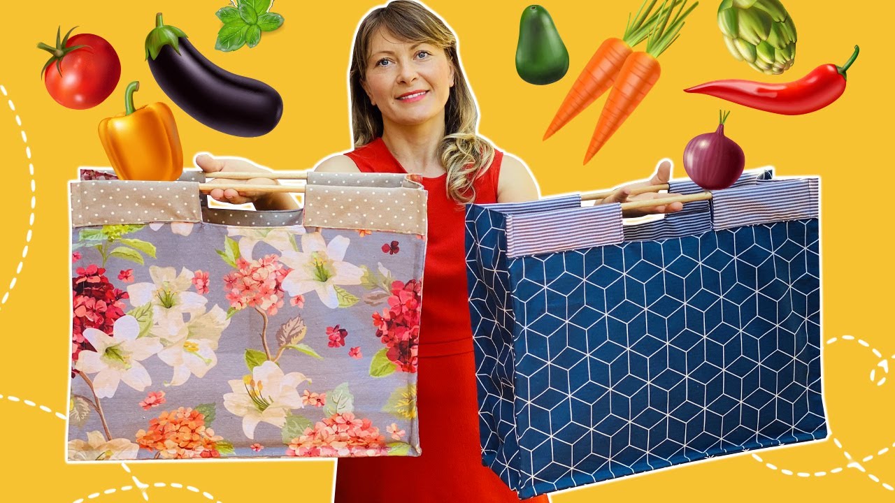 Как сделать индивидуальную и экологичную сумку для покупок / Как сделать сумку шаг за шагом