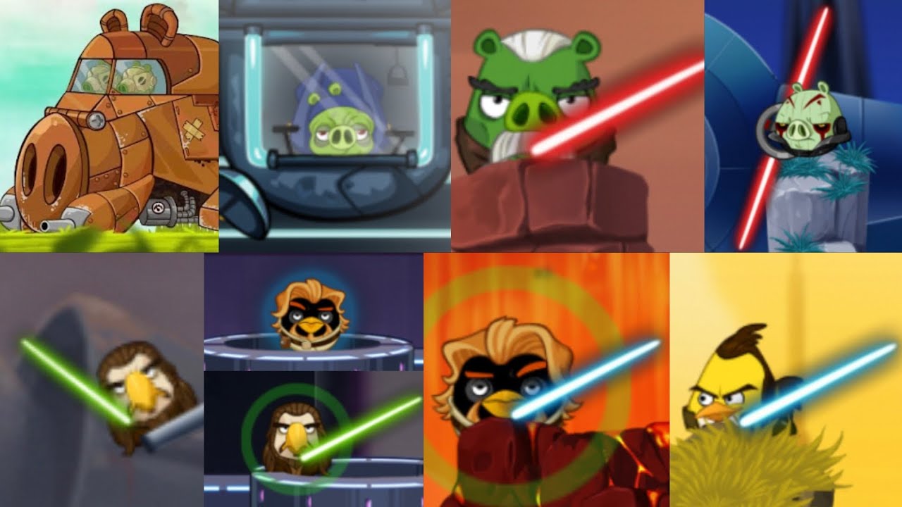 Angry Birds Star Wars II (v. 2.1) - All Bosses (3 Stars)