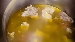 طريقة عمل طاجن البامية والبطاطس باللحمة فى البيت