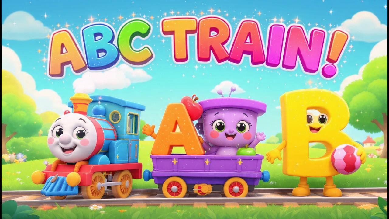 ABC Song with Train Compilation 1| Alphabet Train A to Z | Nursery # ...