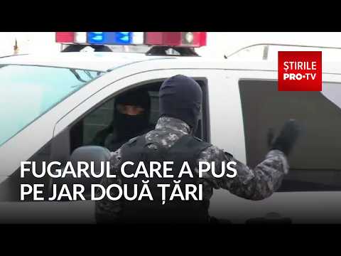 Fugitive driver hunted by helicopter and drones in Mehedinți