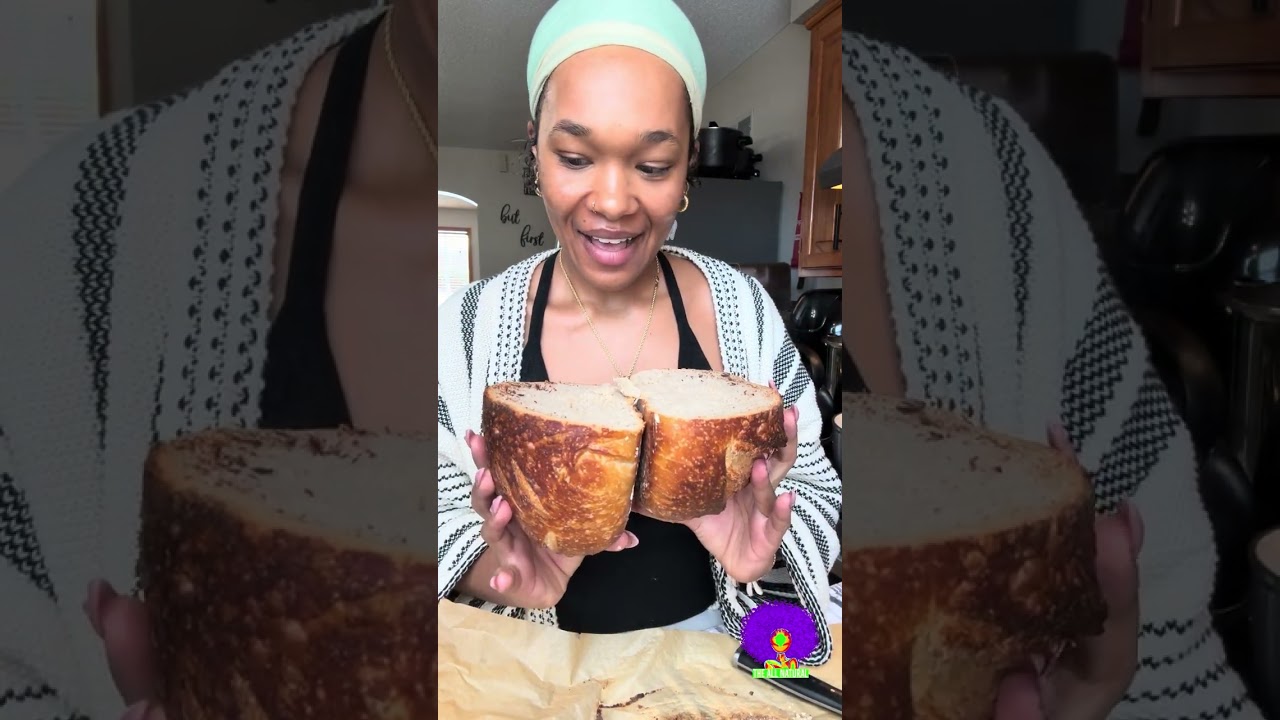 Мой первый хлеб на закваске 🥖🤗 