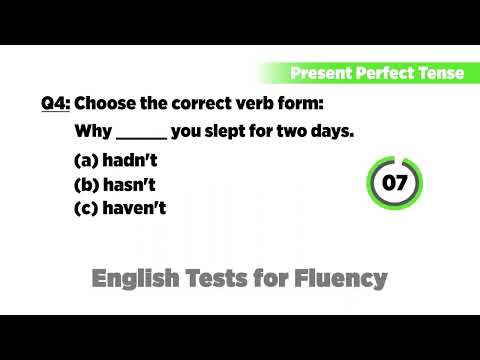 Present Perfect Tense
