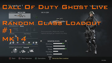 Random Class Loadout #1(Cod Ghost Live Commentary)